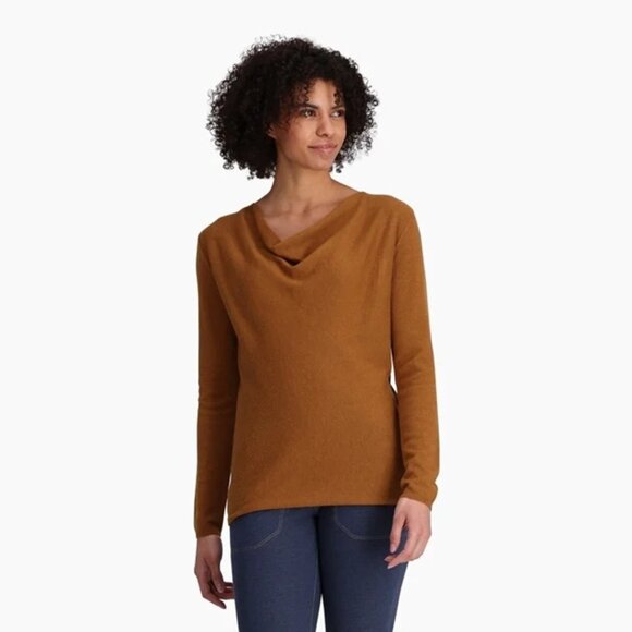Royal Robbins Ws Westlands Cowl Sweater, size XL, spruce green color - Picture 6 of 6